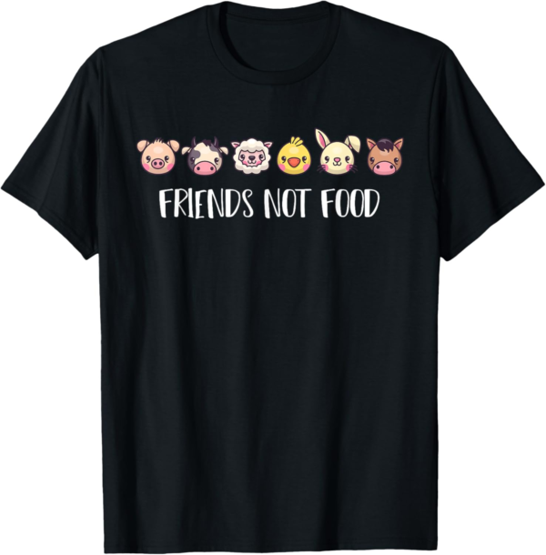 Vegan Friends Not Food Gift Animal Rights Veggie Food Trend ... - Image 2